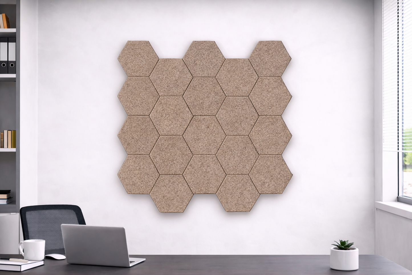Hexagon Acoustic Wall Tiles