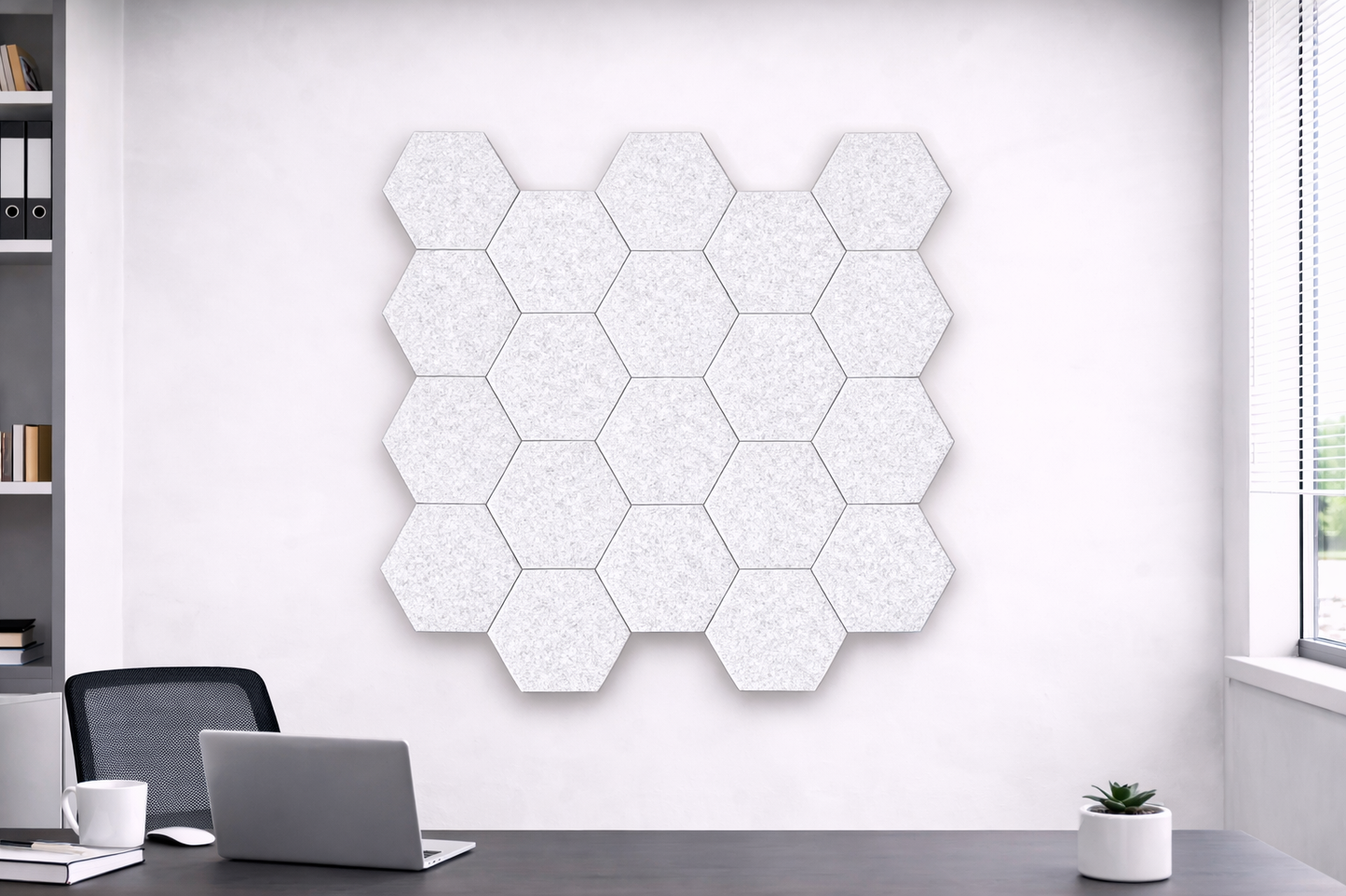 Hexagon Acoustic Wall Tiles