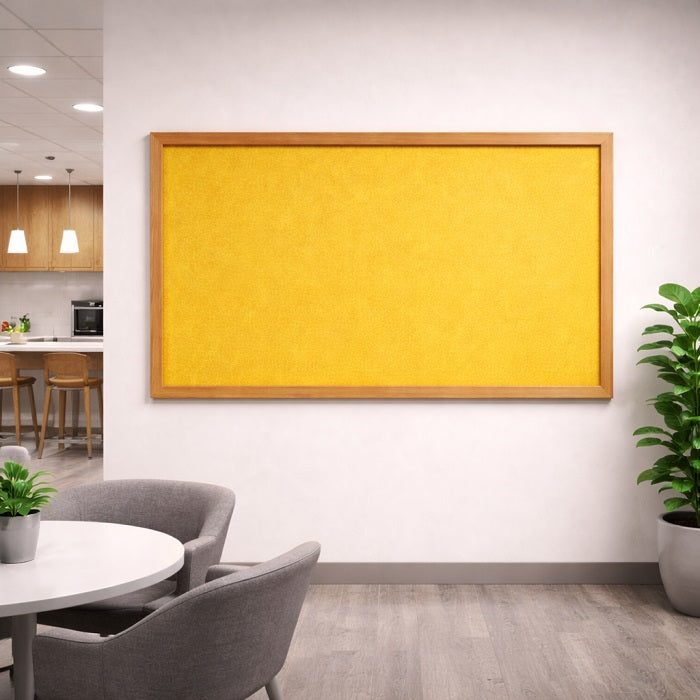 Wood Frame Acoustic Notice Board