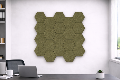 Hexagon Acoustic Wall Tiles
