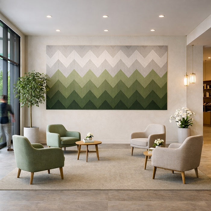 Zig Zag Acoustic Wall Tiles