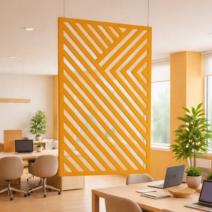 Zonal Acoustic Hanging Divider