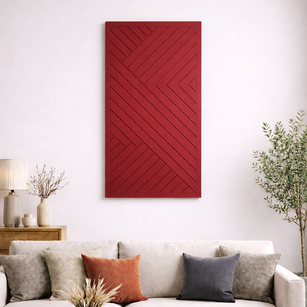 Zonal Grooved Acoustic Wall Panel